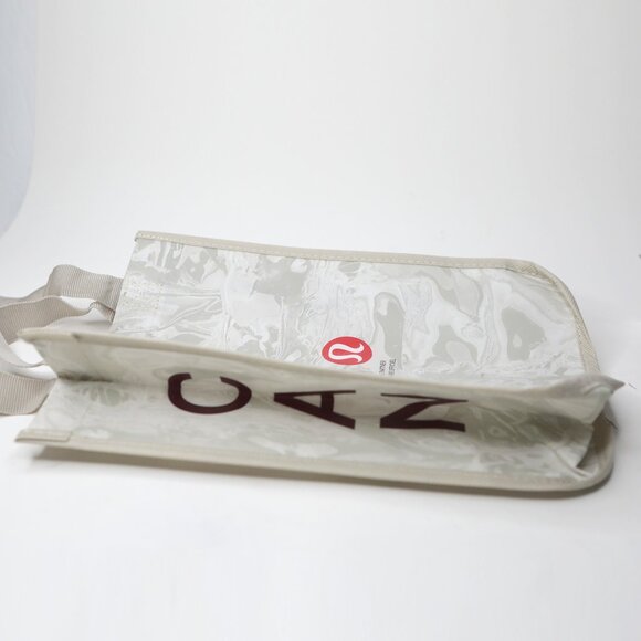 Lululemon Limited Edition Olympic Winter Marble Reusable Small Shopping Tote Bag - Picture 3 of 9